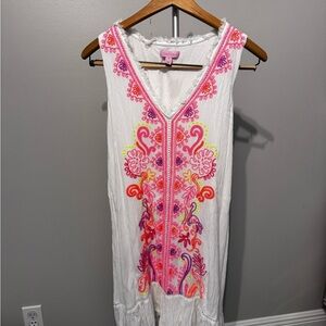 Lilly Pulitzer White Embroidered Dress